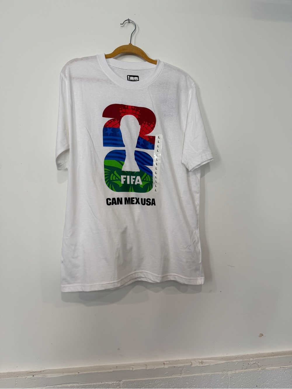 FIFA CAN MEX USA White Short-Sleeve Graphic Tee